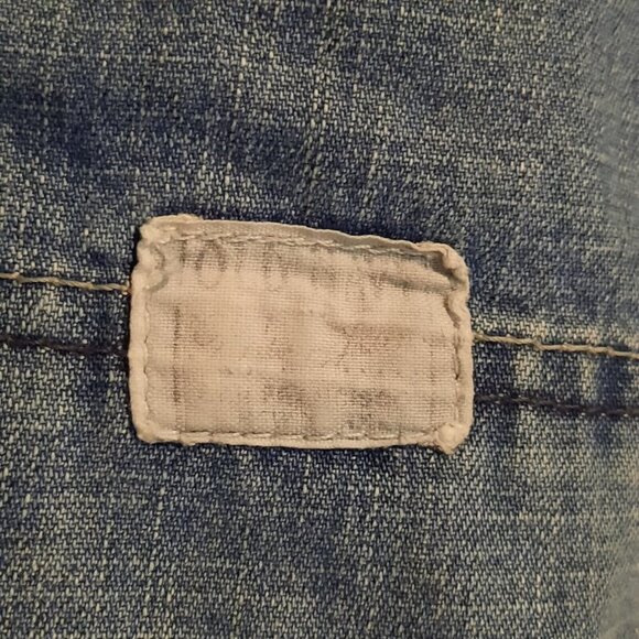 Vtg Old Navy Painters Shorts Mens 38 Denim‎ Jean Carpenter Baggy Skater Jorts - Picture 4 of 9